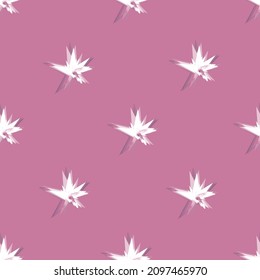 pastel pink background vector design decorative with abstract star seamless pattern. Colorful stylish floral. Floral background. Exotic tropics. Summer design. abstract wallpaper illustration