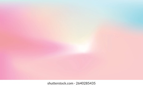 Pastel pink and blue gradient, soft abstract blur, minimal digital background, modern airy decor, vector art