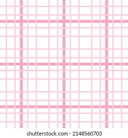 Pastel pink checkered pattern, fashion print, cute geometric vector background