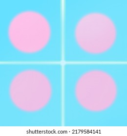 pastel pink circles in light blue squares background,square abstract background.vector illustration
