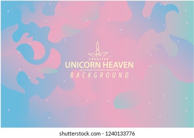 	
Pastel pink clouds vector illustration. Unicorn galaxy fantasy background. 