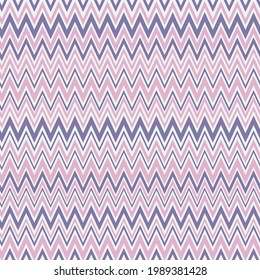 Pastel pink color vector Missoni textile seamless repeat pattern.