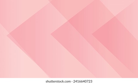 Fondo de degradado rosa pastel con capas superpuestas. Resumen de fondo rosa pastel con formas geométricas. Ilustración del vector