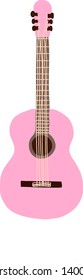 Pastel Pink Guitar