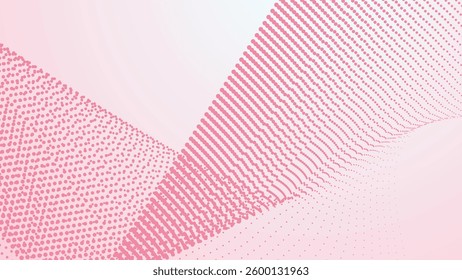 Pastel pink with halftone dot abstract background for backdrop