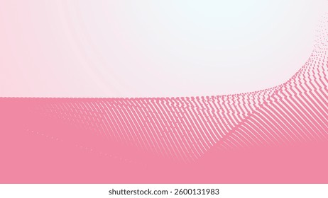 Pastel pink with halftone dot abstract background for backdrop