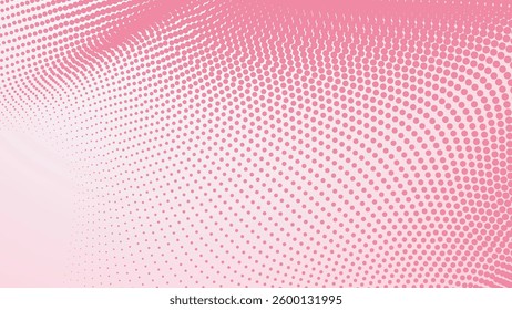 Pastel pink with halftone dot abstract background for backdrop