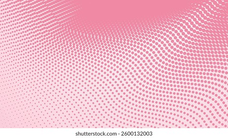 Pastel pink with halftone dot abstract background for backdrop
