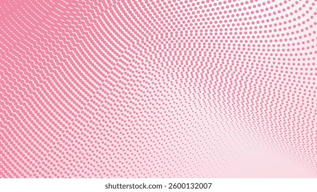 Pastel pink with halftone dot abstract background for backdrop