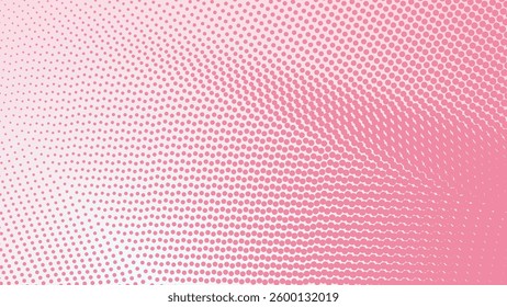 Pastel pink with halftone dot abstract background for backdrop