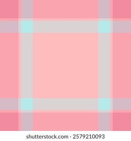 Pastel pink and light gray plaid pattern.  A minimalist, geometric design ideal for backgrounds, textiles, or website designs. Soft, calming color palette perfect for branding and feminine aesthetics.