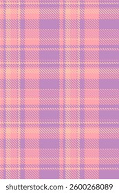 Pastel pink and lilac plaid pattern.  Subtle texture and soft color palette ideal for backgrounds, textiles, or fashion design. Evokes feelings of warmth and comfort.