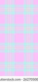 Pastel pink and mint green plaid pattern.  A cheerful, soft texture ideal for backgrounds, textiles, or websites.  Evokes feelings of sweetness, innocence, and spring.