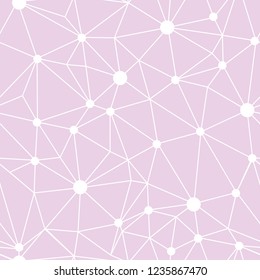 Pastel pink network web texture seamless pattern. Great for abstract modern wallpaper, backgrounds, invitations, packaging design projects. Surface pattern design.