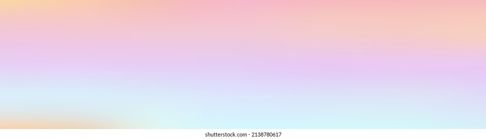 pastel pink, peach, and bluish background vector for summer, spring feel, yoga course, meditation webinar announcement, Linkedin background bector, Facebook cover, Instagram icon. Soft calm background