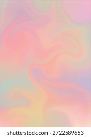 Gradiente abstracto de melocotón rosa pastel con flujo etéreo de ensueño suave, efecto bokeh borroso brumoso
