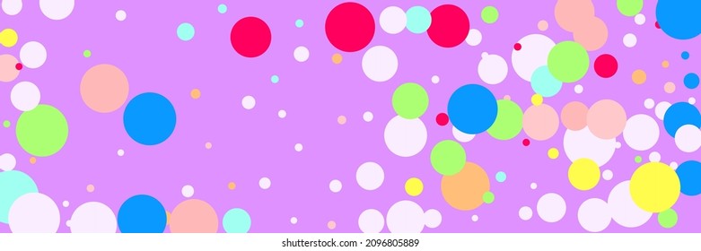 Pastel Pink Play Violet White Blue Composition. Purple Beige Bright Multicolor Yellow Background. Dark Indigo Kids Circles Red Color Illustration. Green Children Bordo Vibrant Rainbow Pattern.