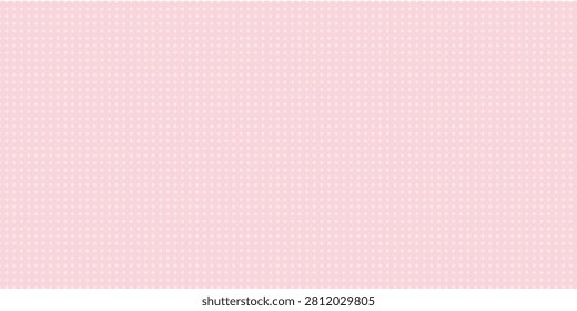 Pastel Pink Polka Dot Seamless Pattern Background for Retro Fabric and Wallpaper Design EPS10.