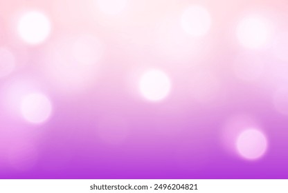 Fondo Bokeh rosa pastel y púrpura. Luz Abstractas suave con patrones circulares, decoración de fondo