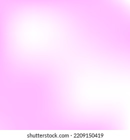 Pastel Pink Smooth Color Vector Gradient Backdrop. Trendy Empty Fashion White Design Picture. Watercolor Digital Light Soft Gradient Mesh. Liquid Bright Vibrant Minimal Barbie Blurry Background.