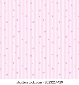 Pastel of pink Star seamless pattern