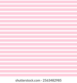 Pastel pink striped seamless pattern. Minimalist horizontal lines design. Perfect Valentine’s day background for love themed creative projects.