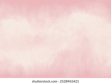 Fondo de acuarela rosa pastel. Trazos suaves de tinta. Acuarela de agua rosa centro de manchas de acuarela de fondo blanco, Imagen floreciente de agua. Textura de papel digital desvanecida de lavado rosa 