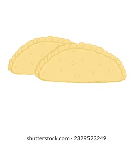 pastel or pizza pie illustration vector
