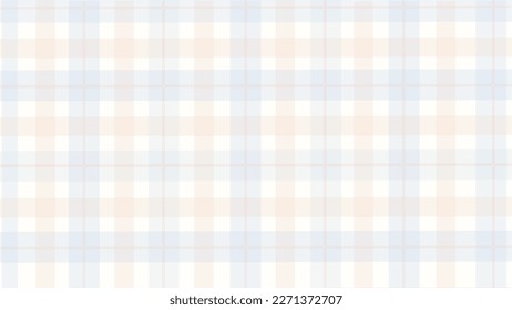 Pastel plaid light background vector illustration.