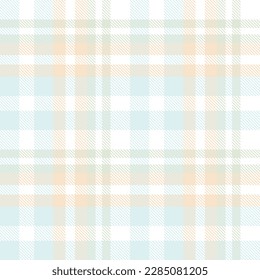 Pastel Plaid Pattern Fabric Vector Design Is a Patterned Cloth Consisting of Criss Crossed, Horizontal and Vertical Bands in Multiple Colours. Tartans Are Regarded as a Cultural Scotland.