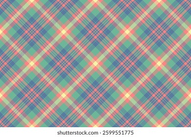 Pastel plaid pattern.  Perfect for textile design, backgrounds, or scrapbooking.  Soft, muted colors create a calming and versatile aesthetic.
