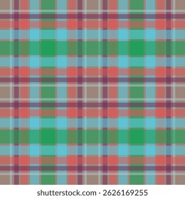 Pastel plaid pattern with seamless woven texture for fashion fabric and digital backround desing