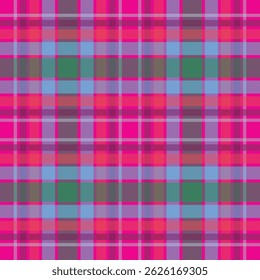 Pastel plaid pattern with seamless woven texture for fashion fabric and digital backround desing