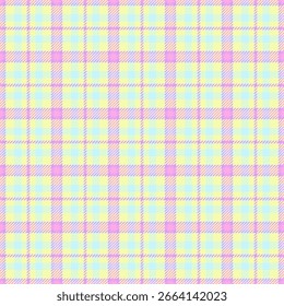 Pastel plaid pattern, seamlessly tileable. Ideal for backgrounds, textiles, and graphic design projects requiring a soft, colorful,  textured look.
