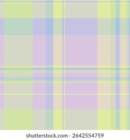 Pastel plaid pattern. Serene, calm. Ideal for backgrounds, textiles, and designs requiring a soft, harmonious aesthetic. Versatile and visually appealing.