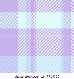 Padrão de xadrez pastel em lavanda macia e tons de azul claro.  Uma textura delicada e sem costura ideal para fundos, projetos têxteis ou projetos de moda. Evoca sentimentos de serenidade e feminilidade.