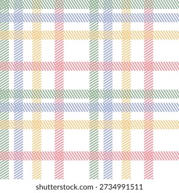 Pastel Plaid Seamless Pattern soft tartan fundo para papel de parede, papel de embrulho, tecido, fundos e etc.