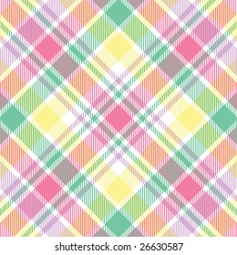 Pastel Plaid Vector