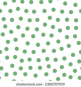 Pastel polka dot pattern. Round shapes abstract seamless repeat pattern design for kids fabric. Pretty minimal background vector illustration.