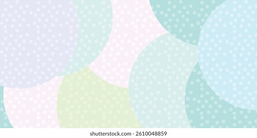 Pastel Polka Dot Seamless Pattern – Soft Circle Background Design

