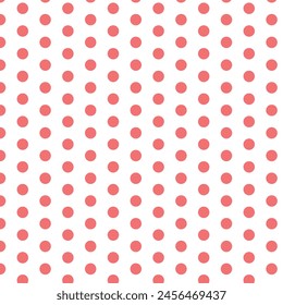 pastel polka dots seamless pattern design