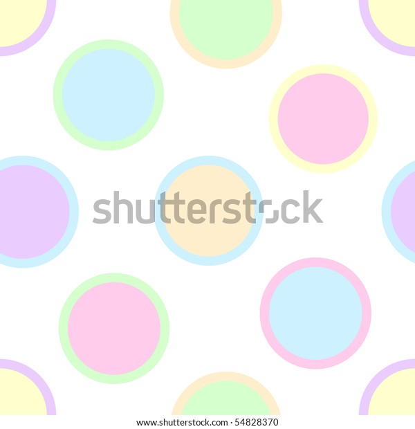 Pastel Polka Dots Vector Stock Vector Royalty Free 54828370 Shutterstock