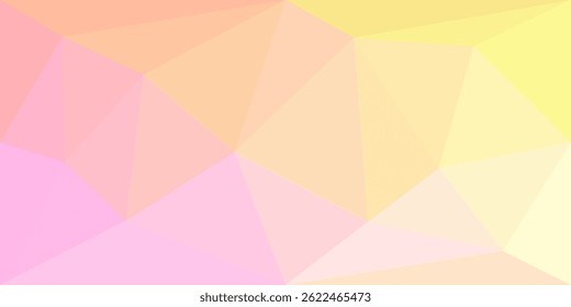 Fondo geométrico de gradiente abstracto de polígono pastel