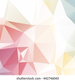 pastel polygonal Mosaic background