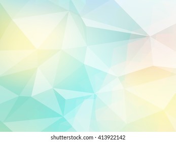 pastel Polygonal Mosaic Background, Vector illustration