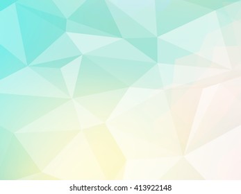 pastel Polygonal Mosaic Background, Vector illustration