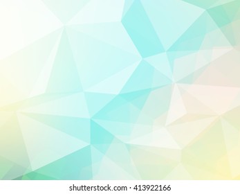 pastel Polygonal Mosaic Background, Vector illustration