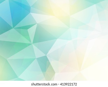 pastel Polygonal Mosaic Background, Vector illustration