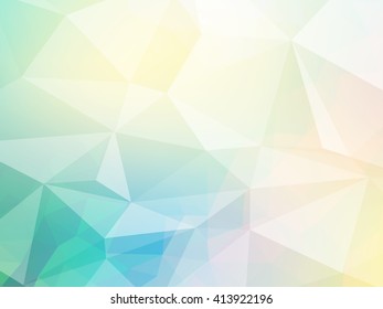 pastel Polygonal Mosaic Background, Vector illustration