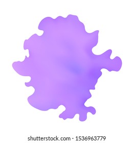 Pastel purple stain. Vector illustration. The texture of watercolor. Gradient mesh.